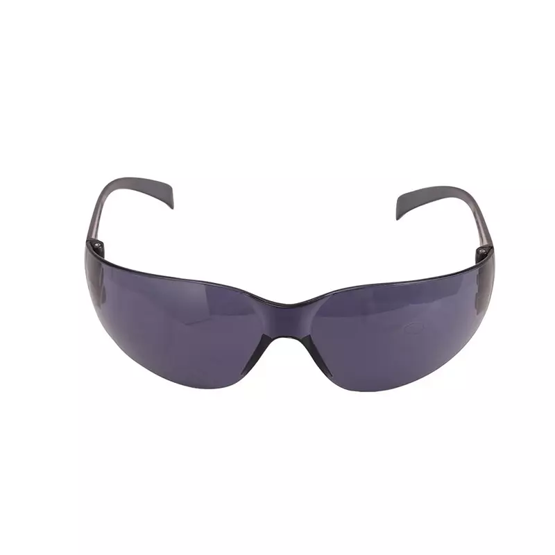 Karam Safety Spectacles Smoked Polycarbonate Sleek & Stylish Design 26 g, ES001 (Pack of 100 Pcs)