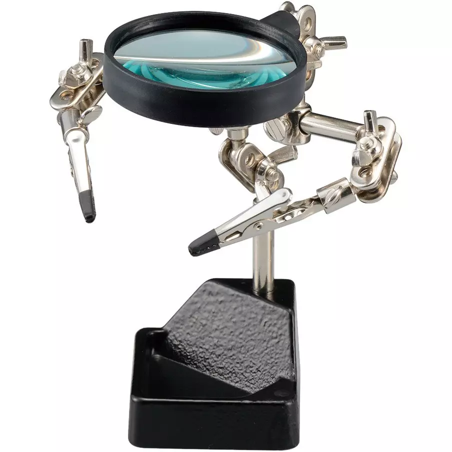 Goot Stand Magnifying Glass Clip Support 110x130x105 mm, ST-94