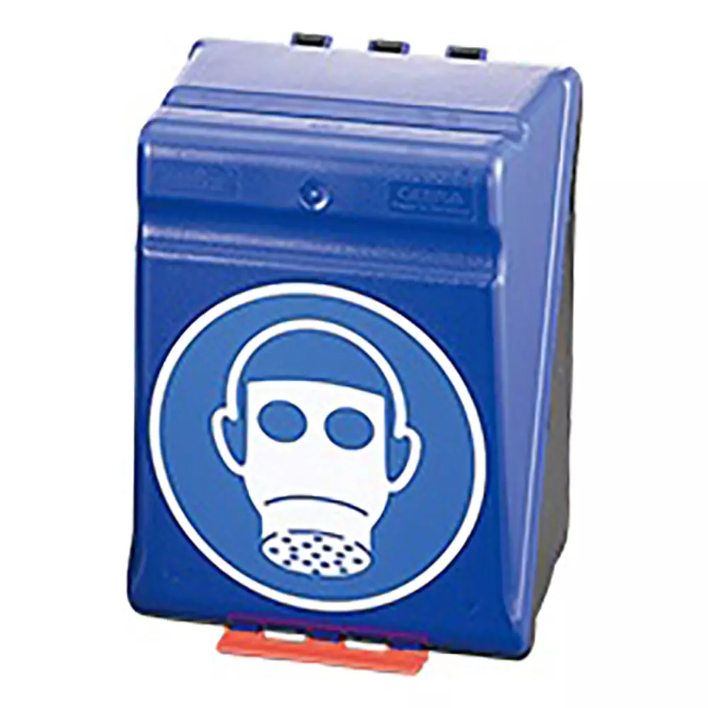 AS ONE Gas Mask Safety Protective Equipment Storage Case, Blue, MAXI-8