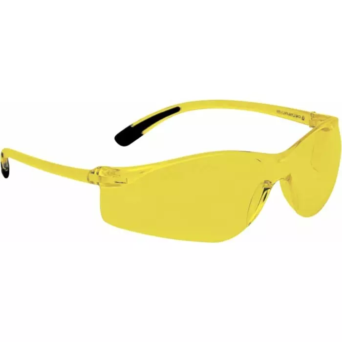 Delta Plus Safety Glasses Yellow Polycarbonate Lens, MEIA YELLOW (Pack of 10)