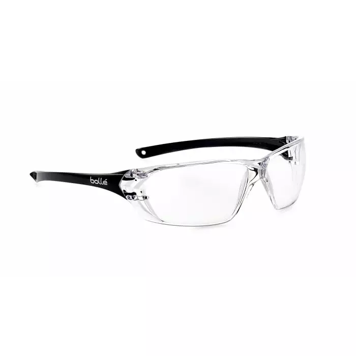 Bolle Safety PRISM Anti-Mist UV Safety Glasses Clear PC Lens, PRIPSI
