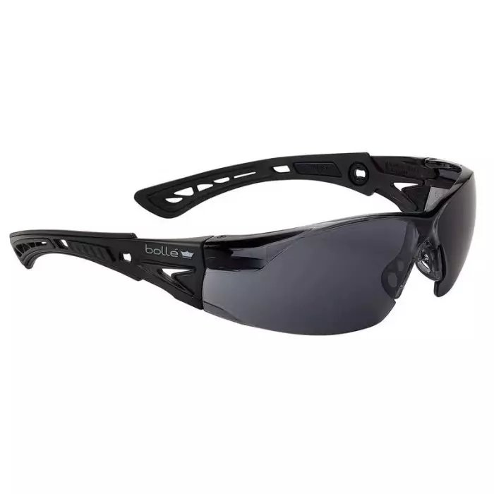 Bolle Safety PSSRUS Anti-Mist Safety Glasses Smoke Polycarbonate Lens, PSSRUSP443B