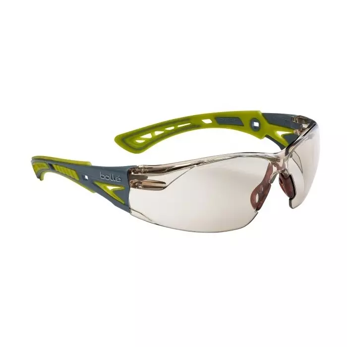 Bolle Safety RUSH+ Anti-Mist Safety Glasses Brown PC Lens, RUSHPSCSPL