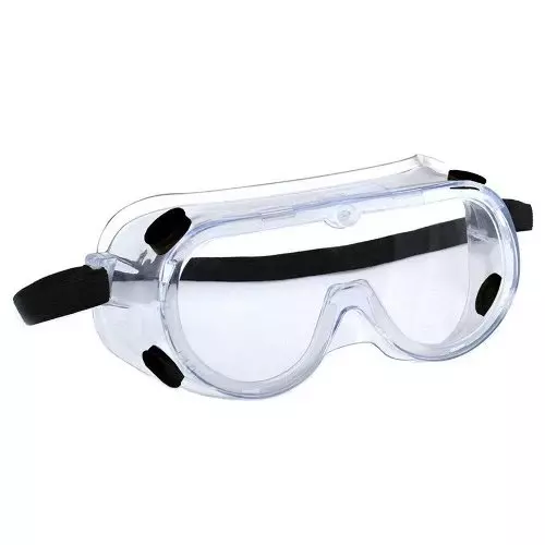 3M Safety Goggle with Wide Coverage Lens Splash Transparent Polycarbonate Universal Nylon for Laboratory & Agriculture Work Use, 1621