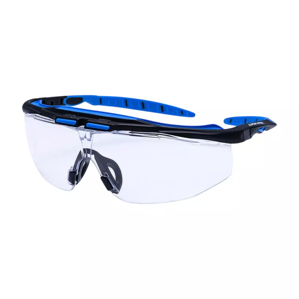 Portwest Safety Glasses Clear Regular Fit Polycarbonate for Industrial Use, PS23CLR