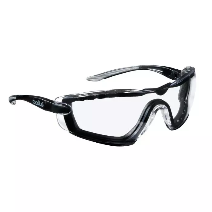 Bolle Safety COBRA Anti-Mist UV Safety Glasses Clear PC Lens, COBFTPSI