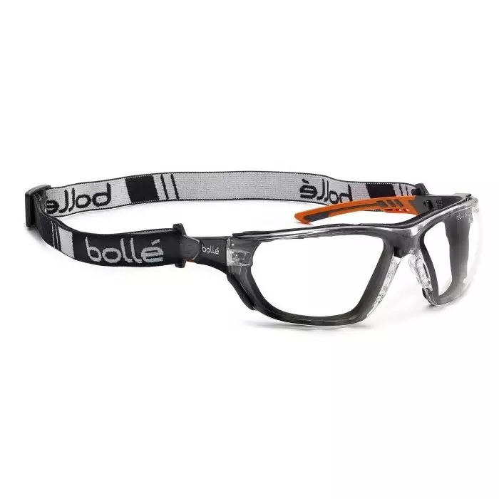 Bolle Safety NESS+ Anti-Mist UV Safety Glasses Clear PC Lens, PSSNESF028