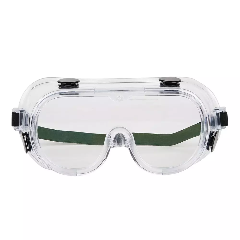 The Mask Lab Safety Goggle Chemical Splash Hardcoated Rim Less Transparent, EF-CS (Pack of 8 Pcs)