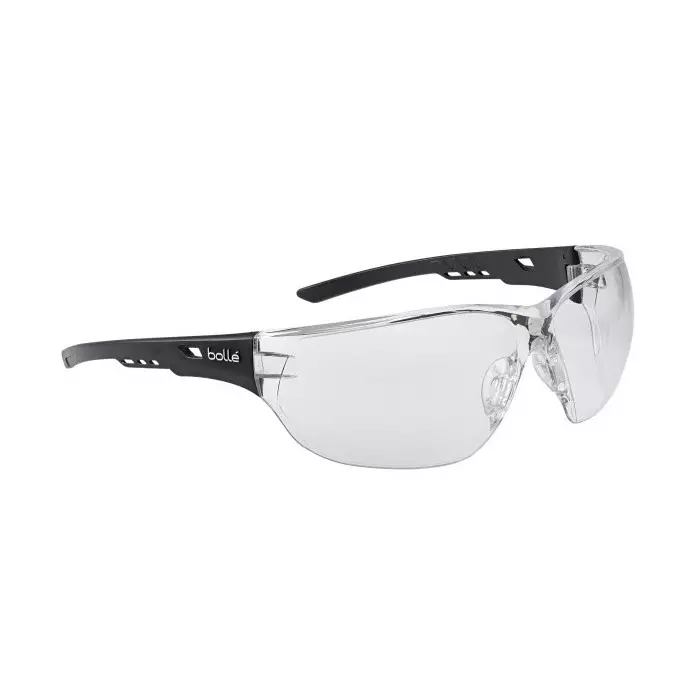 Bolle Safety NESS Anti-Mist UV Safety Glasses Clear PC Lens, NESSPSI