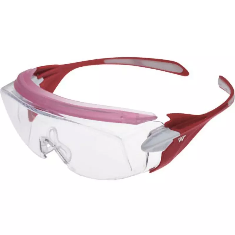 MIDORI Small Face Type Safety Glasses 58x183 mm, VS-303F-PK, VS-303F-PK