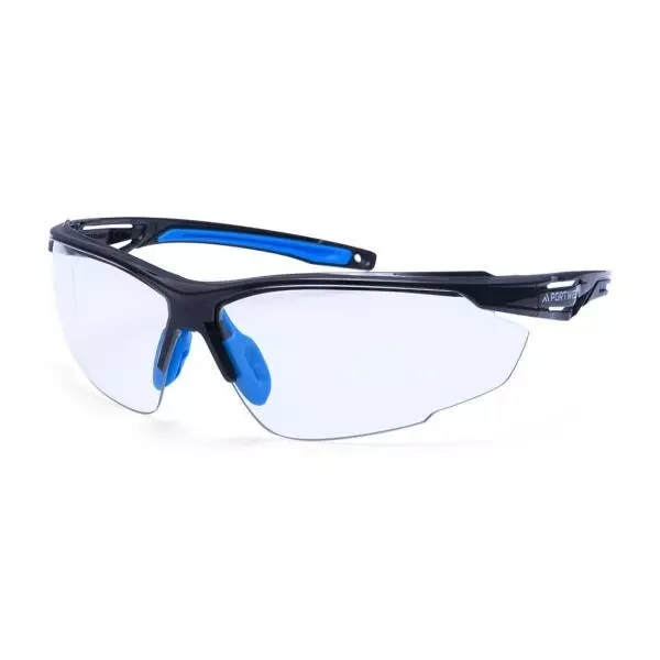 Portwest Safety Glasses Clear Semi Rim Polycarbonate for Industrial Use, PS37CLR