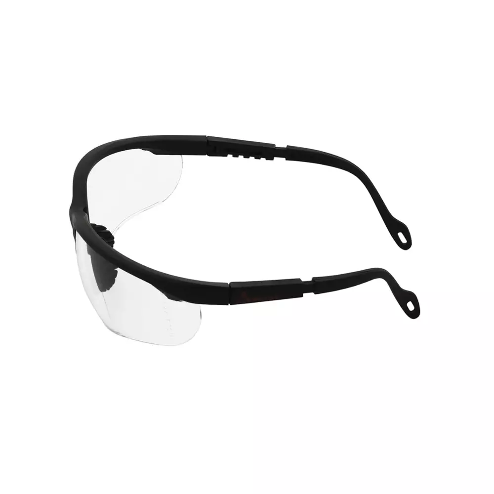 Karam Safety Goggles Polycarbonate Scratch & Impact Resistant Clear Lens, ES005 (Pack of 5)