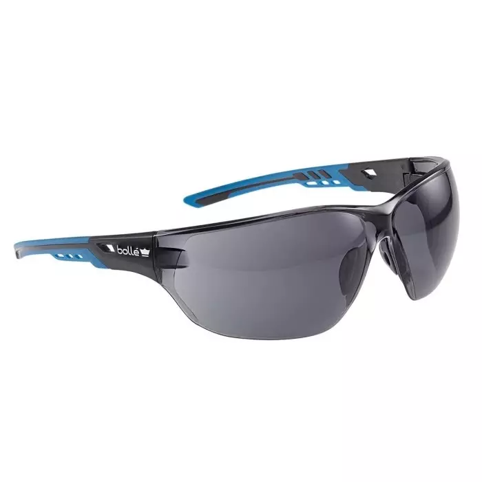 Bolle Safety NESS+ Anti-Mist UV Safety Glasses Smoke Polycarbonate Lens, NESPSN20E (Pack of 10)