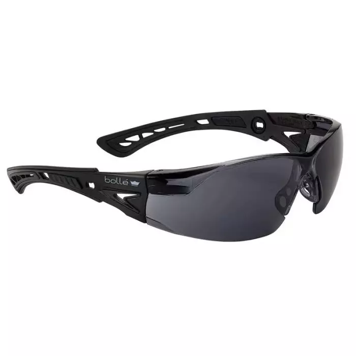 Bolle Safety PSSRUS Anti-Mist Safety Glasses Smoke Polycarbonate Lens, PSSRUSP4442B