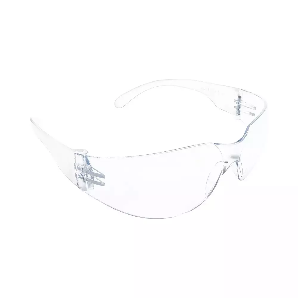 BISON LIFE Kristal Safety Goggle Anti-Scratch Polycarbonate Full Clear Lens with UV Protection (Pack of 15 Pcs)