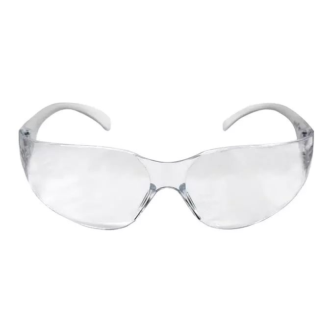 The Mask Lab Safety Goggle Hardcoated Polycarbonate Zero-Power Red for Industrial Use, EF-SG (Pack of 15 Pcs)