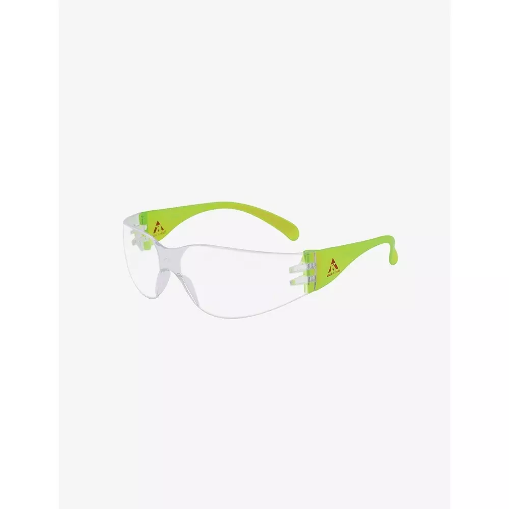Karam Construction Worker’s Choice Safety Spectacles Polycarbonate Lens Frameless with 99.9% UV Protected Scratch & Impact Resistant, ES001(CLEAR/ANTIFOG)NG