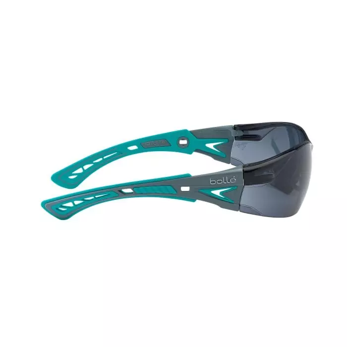 Bolle Safety RUSH+ Anti-Mist Safety Glasses Smoke PC Lens, RUSHPSPSFG