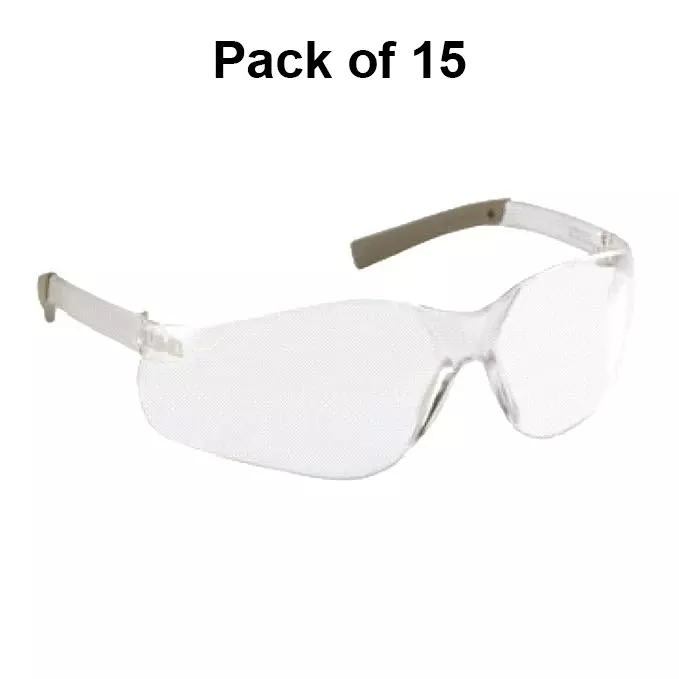 The Mask Lab Safety Goggle Hardcoated Polycarbonate Zero-Power Transparent for Industrial Use, EF-SD (Pack of 15 Pcs)