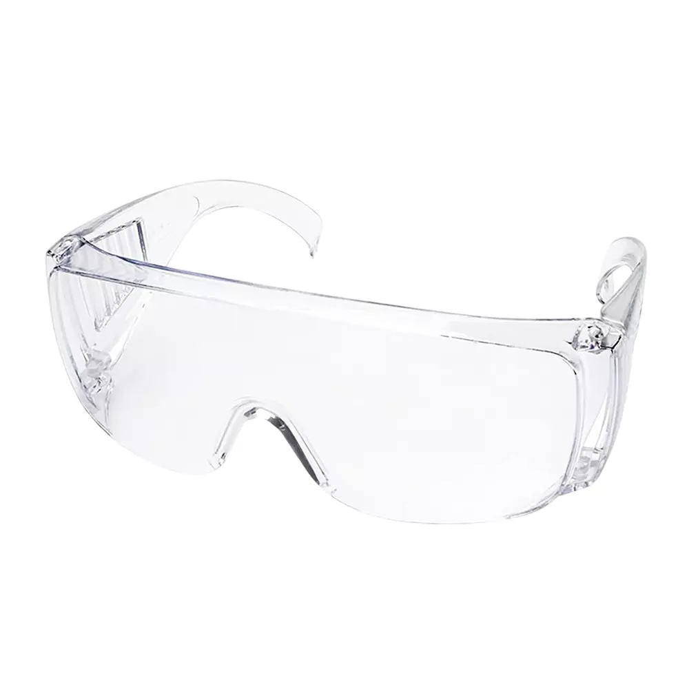 The Mask Lab Safety Goggle Overspec Hardcoated Semi Rim Transparent, EF-60 (Pack of 12 Pcs)