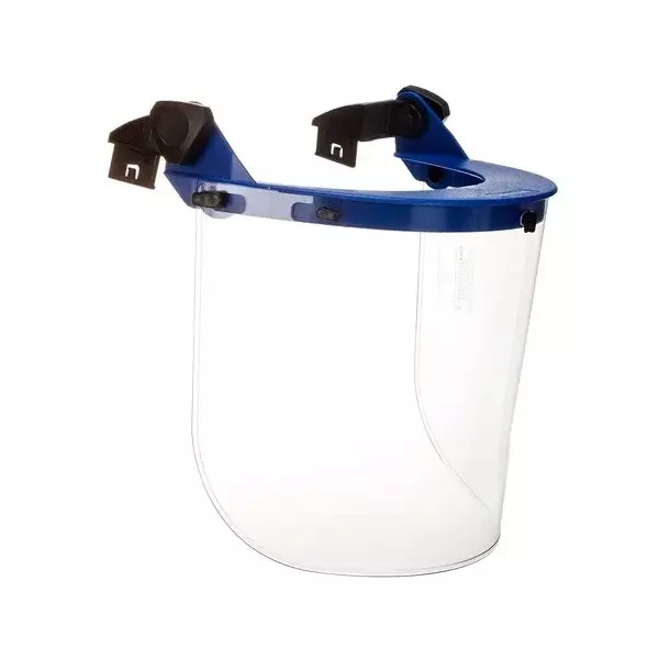 Portwest Arc Flash Visor Face Shield Clear Polycarbonate for Industrial Use, PS90CLR