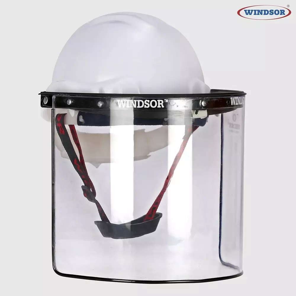 Windsor Safety Helmet 8x16 inch Size Ratchet White