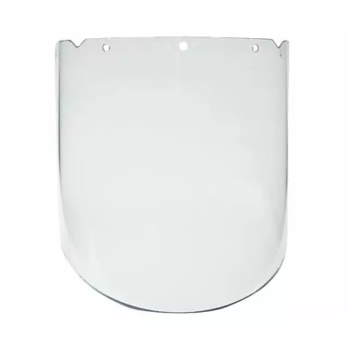 MSA Safety Clear PC Face Shield with Brow Guard Resistant To Chemical splash Impact, 10115844
