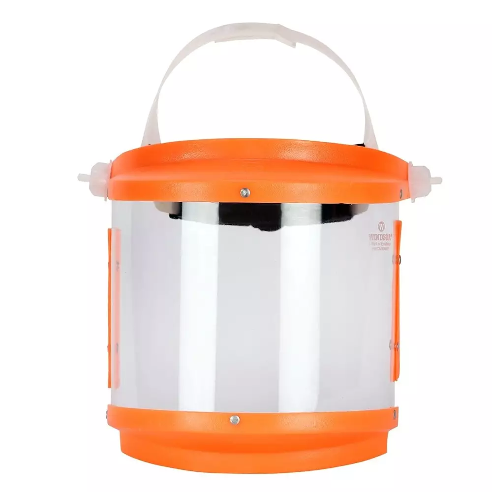 Windsor A Type Face Shield With Ratchet 6x12 Inch Size Ratchet Orange