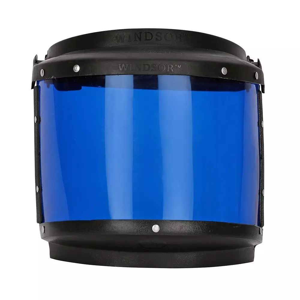 Windsor Face Shield 6x12 Inch Size Elastic Black, PII-510-Elastic (Pack of 2)