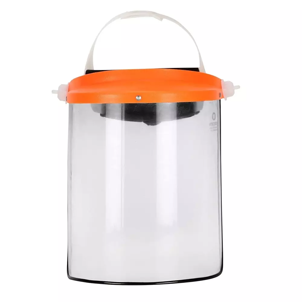 Windsor B Type Face Shield With Ratchet 9x12 Inch Size Ratchet Orange, PII-503-Ratchet (Pack of 2)
