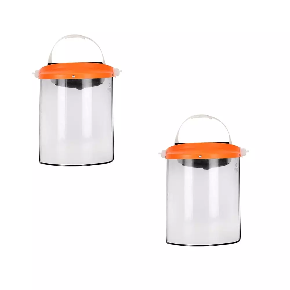 Windsor B Type Face Shield With Ratchet 9x12 Inch Size Ratchet Orange, PII-503-Ratchet (Pack of 2)
