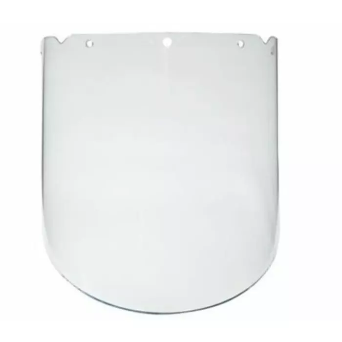 MSA Safety Clear Propionate Face Shield with Brow Guard Resistant To Chemical splash Impact, 10115851