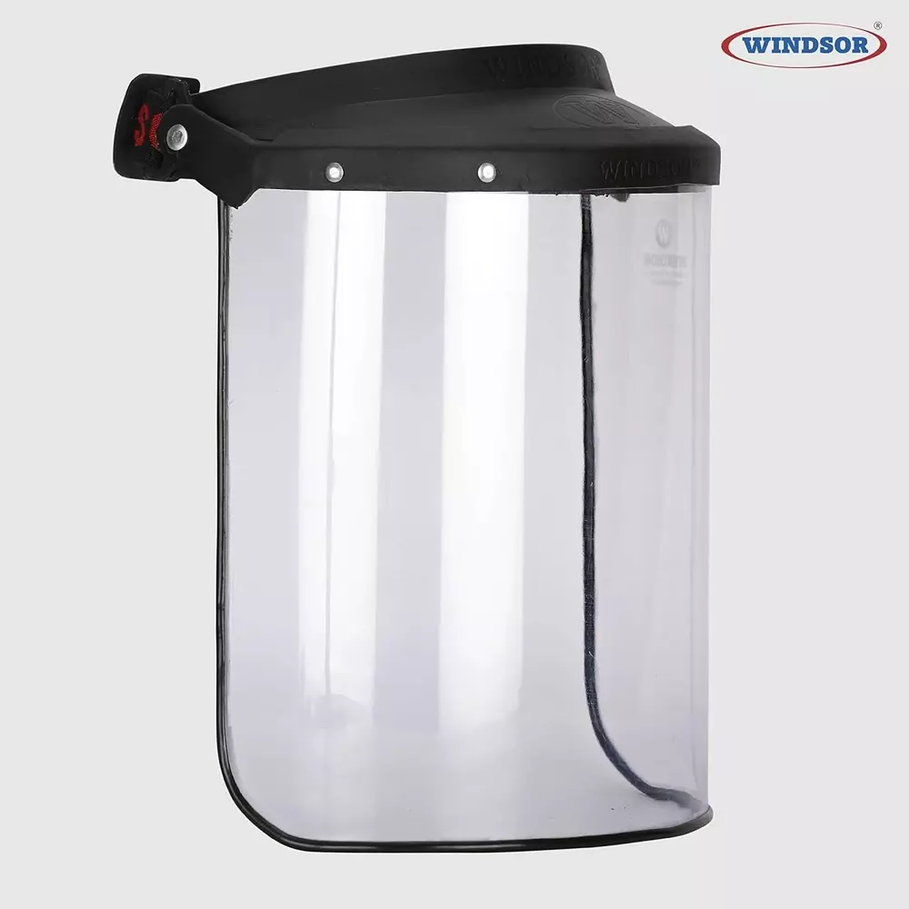 Windsor B Type Face Shield 9x12 Inch Size Elastic Band Black
