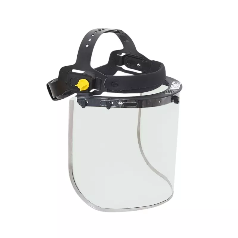 Karam Face Shied Clear Polycarbonate 200x395 mm Window Size with Rachet Type Headgear, ES 52