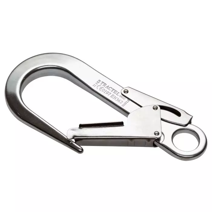 Tractel Carabiner Aluminium, 22.5kN Strength, 63 mm Gate Opening Size, Auto Locking, 31752