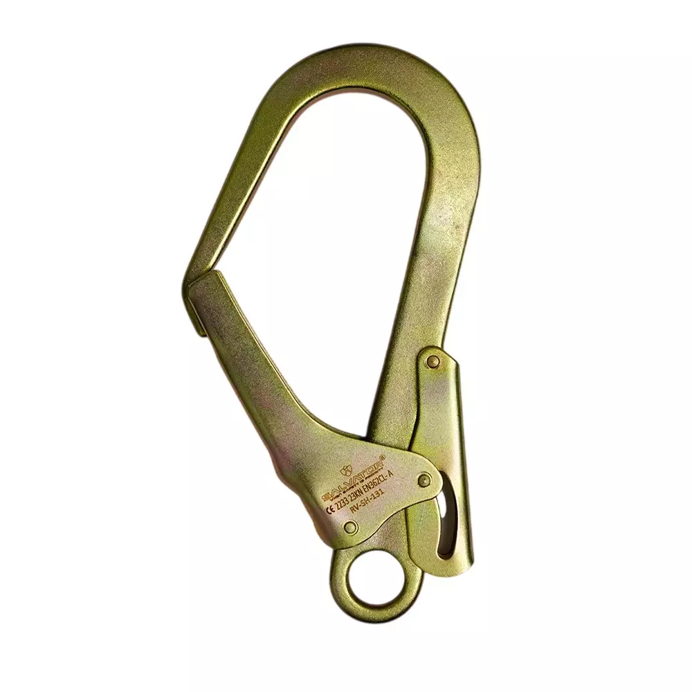 Aegiscode Steel Scaffold Hook 50 mm Gate Opening Alloy Steel Galvanized / Corrosion Resistant Finish, RV-SH-131