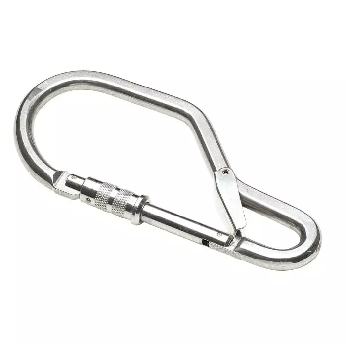 Tractel Carabiner Aluminium, 23kN Strength, 60 mm Gate Opening Size, Auto Locking, M52