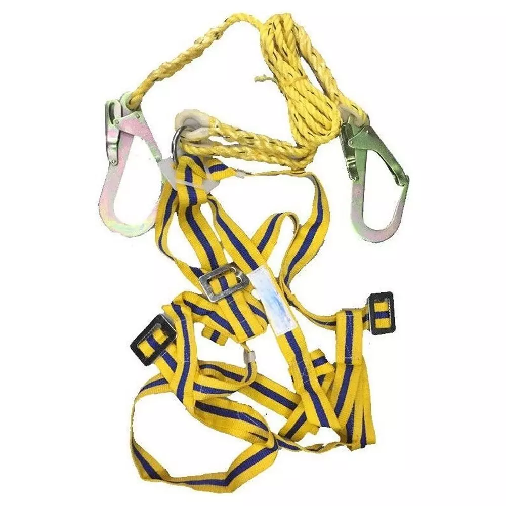 generic-safety-harness-yellow-nylon-male-free-size-single-hook-75-kg-load-capacity-for-construction-industrial-area-bsh-052