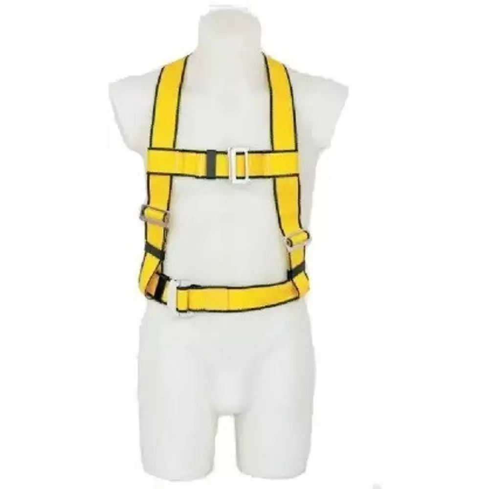 bhi-safety-harness-polyster-yellow-m-size-75-kg-load-capacity-for-industrial-construction-area-use-bsh-0201