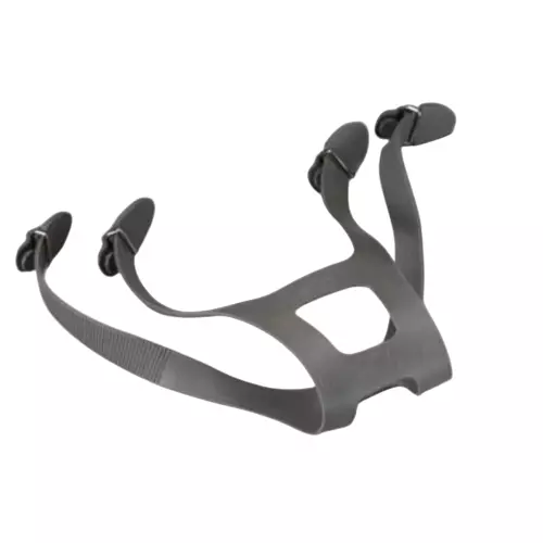 3M Head Harness Assy 4 Point Type Thermoplastic Elastomer Grey Free Size, 6897