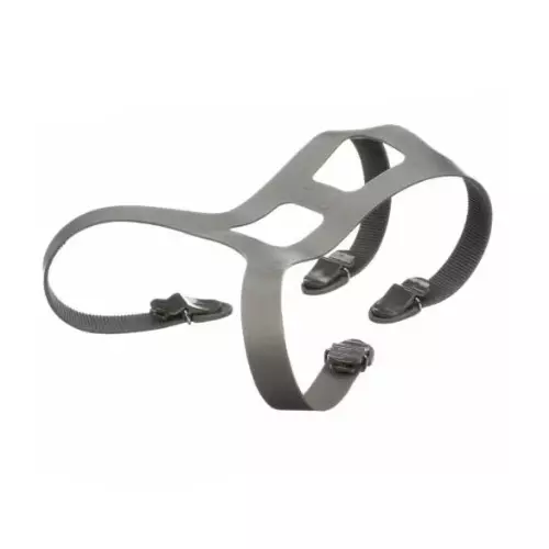 3M Head Harness Assy 4 Point Type Thermoplastic Elastomer Grey Free Size, 6897