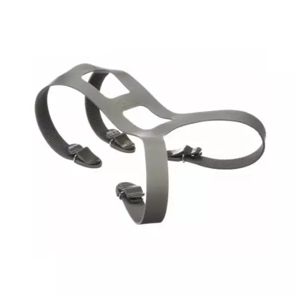 3M Head Harness Assy 4 Point Type Thermoplastic Elastomer Grey Free Size, 6897