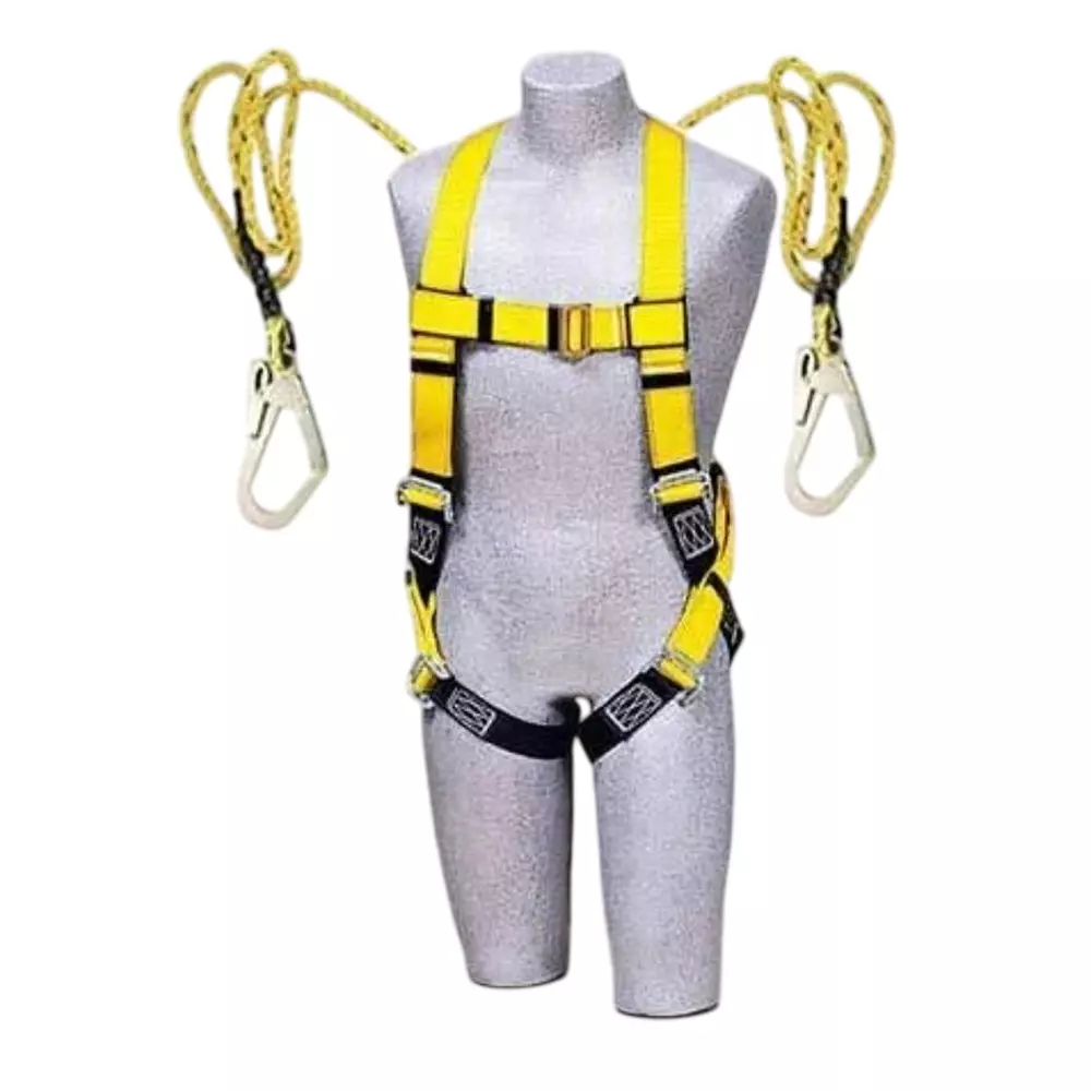 GENERIC Full Body Harness Nylon Yellow, V7-802V-O2J9
