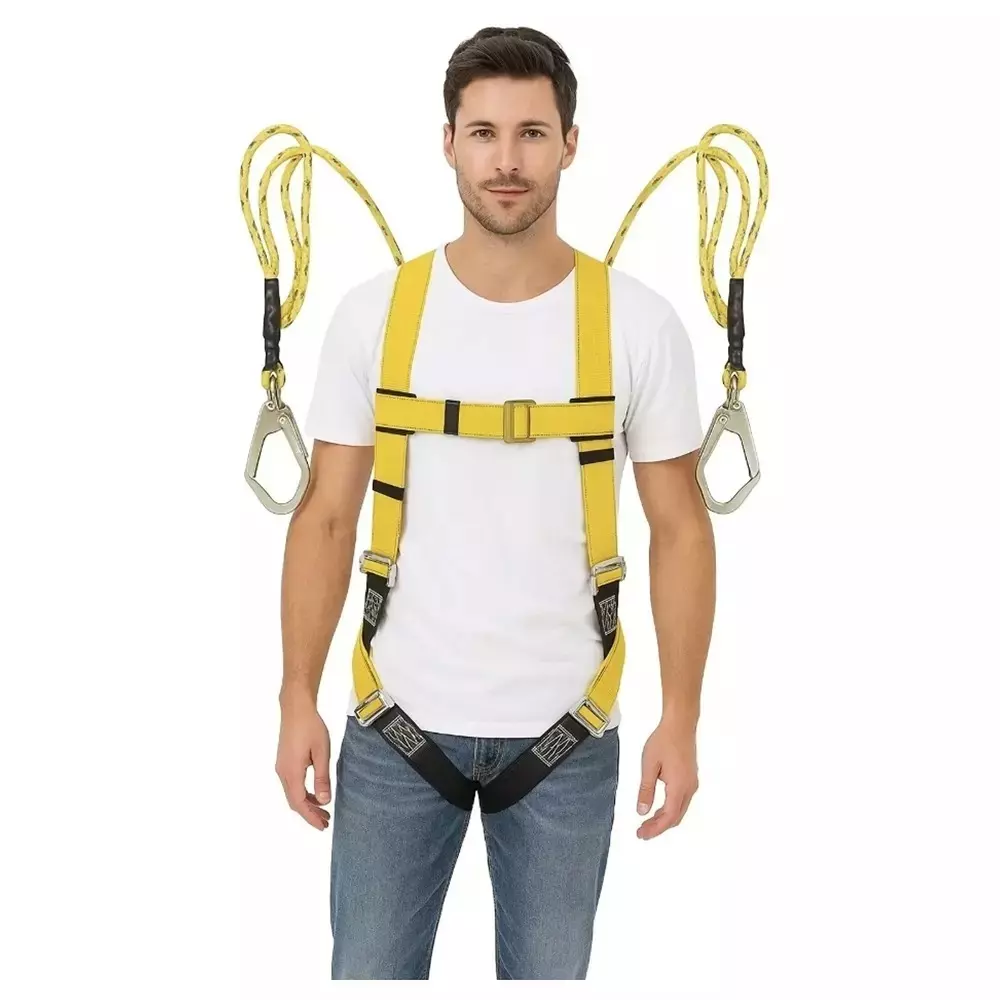 safetymust-work-positioning-harness-belt-secure-fit-for-climbing-with-dual-hooks-free-size-sh-312-pack-of-5-pcs