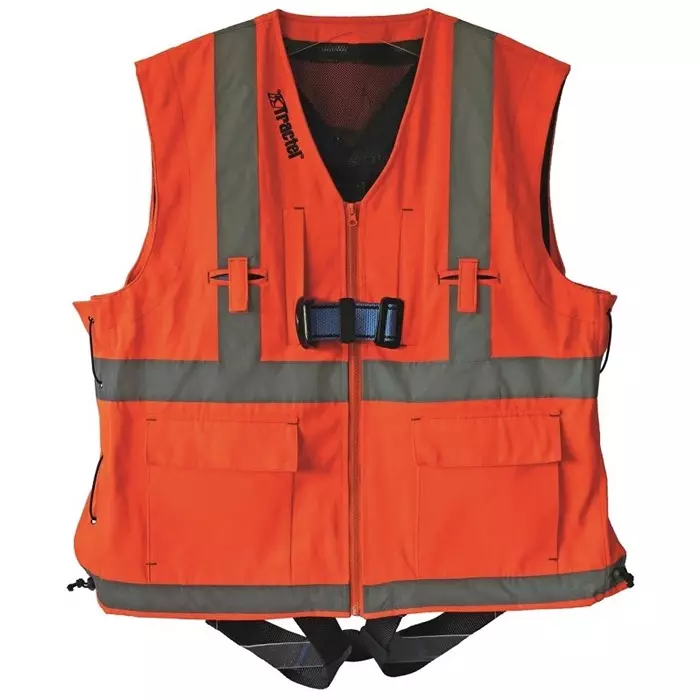 Tractel HT 22 AVEC VESTE REFLECHISSANTE M Front Attachment Safety Harness 150 Kg Max M, HT 22 AVEC VESTEREFLECHISSANTE M