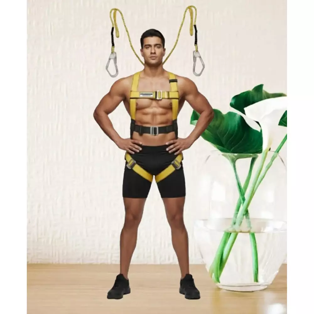 safetysfs-premium-safety-harness-with-double-hook-lanyard-full-body-free-size-polyester-steel-for-industrial-construction-area-use-sh-1026