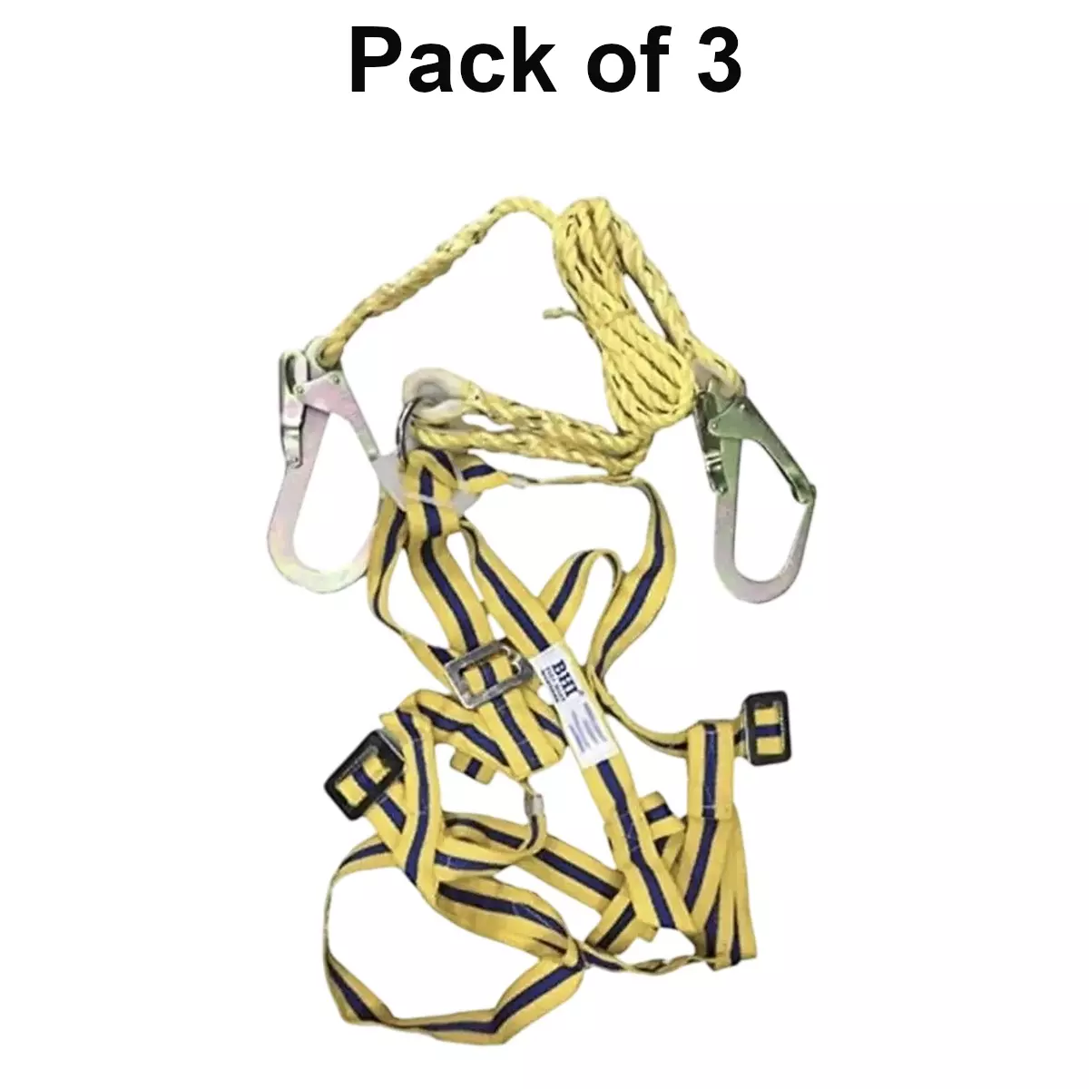safemetal-safety-harness-with-dual-hook-lanyard-yellow-polyester-free-size-for-construction-maintenance-workd5-lr4k-l6t2-pack-of-3