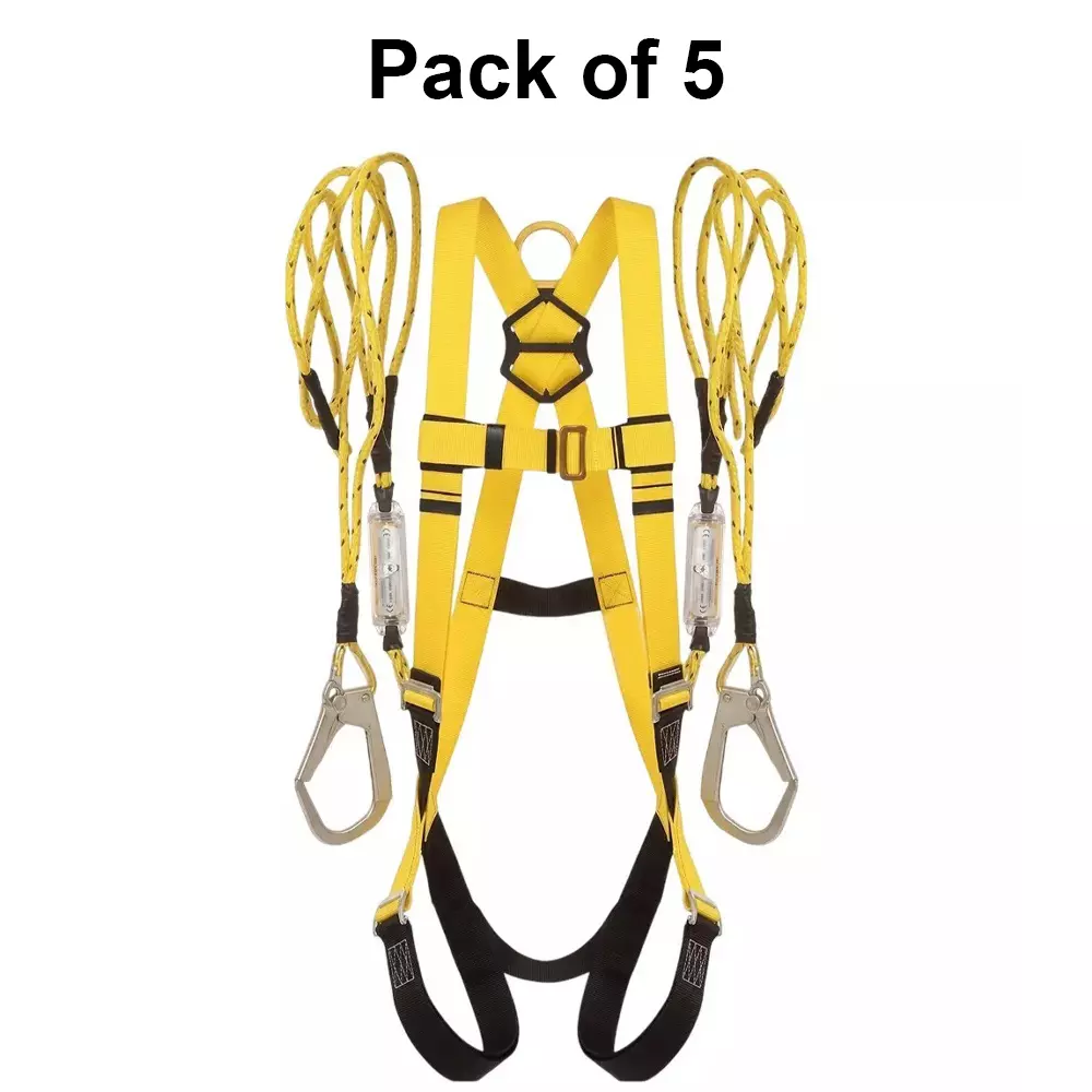 safetymust-safety-harness-belt-for-heavy-duty-industrial-use-with-dual-hooks-free-size-sh-307-pack-of-5-pcs