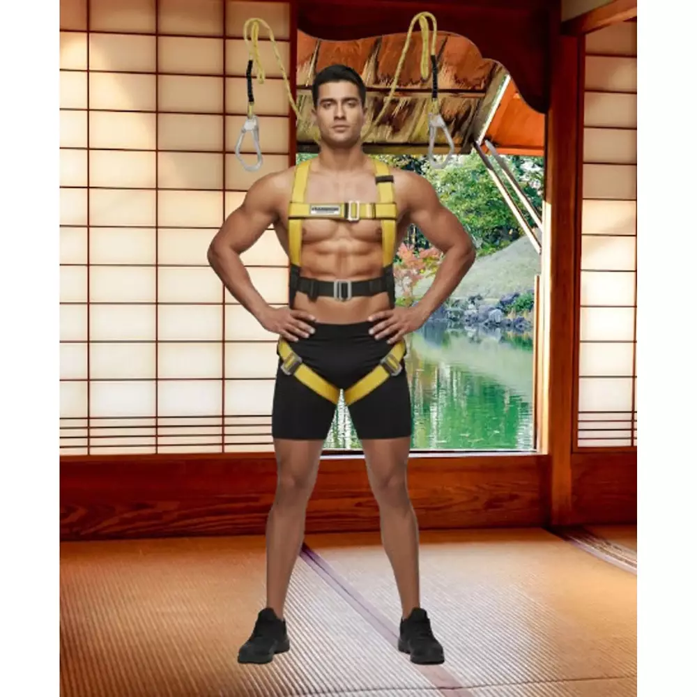 safetysfs-premium-safety-harness-with-double-hook-lanyard-full-body-free-size-polyester-steel-for-industrial-construction-area-use-sh-1024