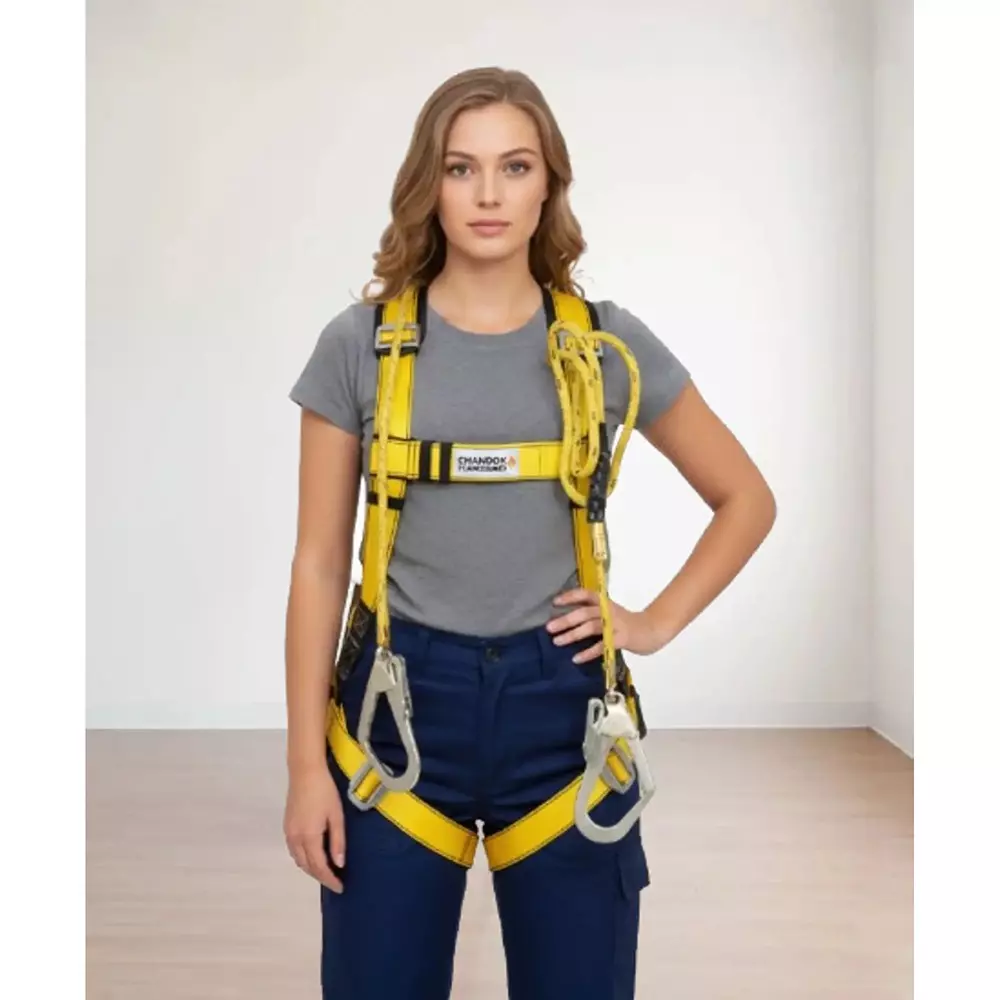 safetysfs-premium-safety-harness-with-double-hook-lanyard-full-body-free-size-polyester-steel-for-industrial-construction-area-use-sh-1029